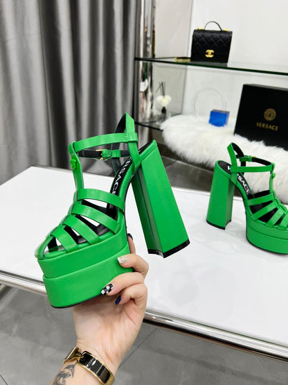 Versace La Medusa Platform Sandals