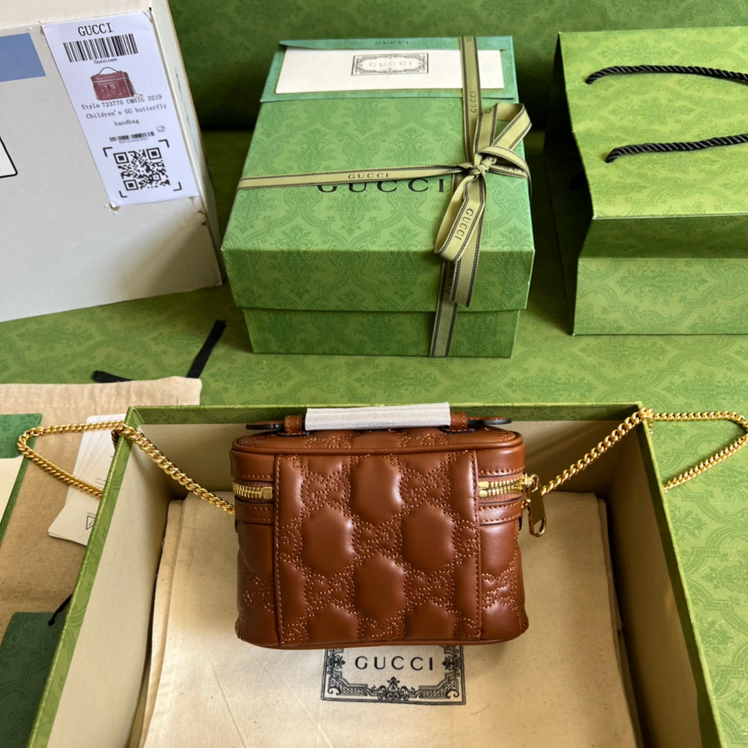 Gucci GG Matelasse Top Handle Mini  Bag