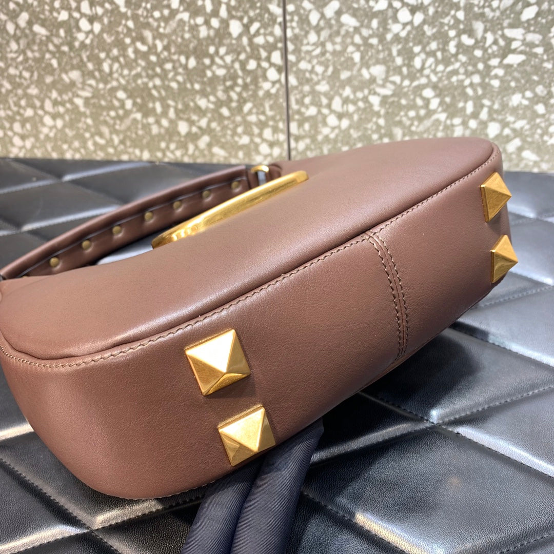 Valentino Stud Sign Hobo Bag