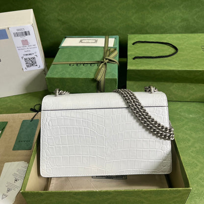 Gucci Crocodile Dionysus Small Shoulder Bag