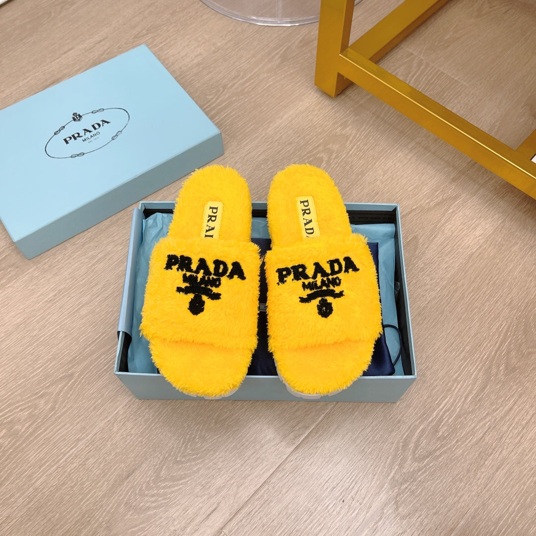 Prada Terry Cloth Slides