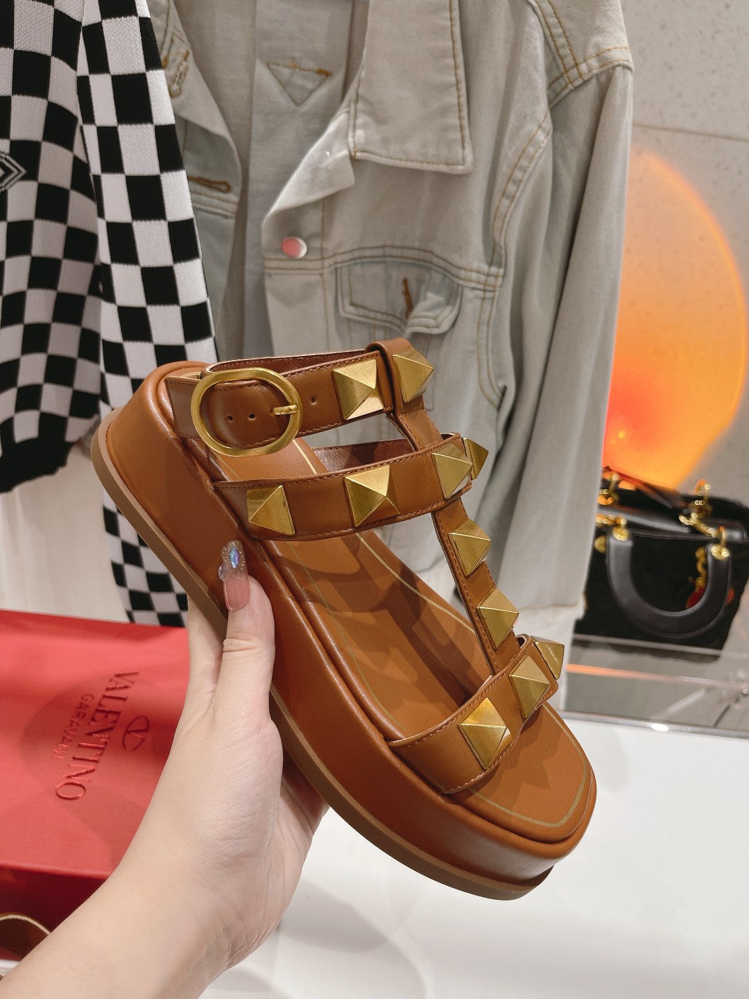 Valentino Roman Stud Sandals