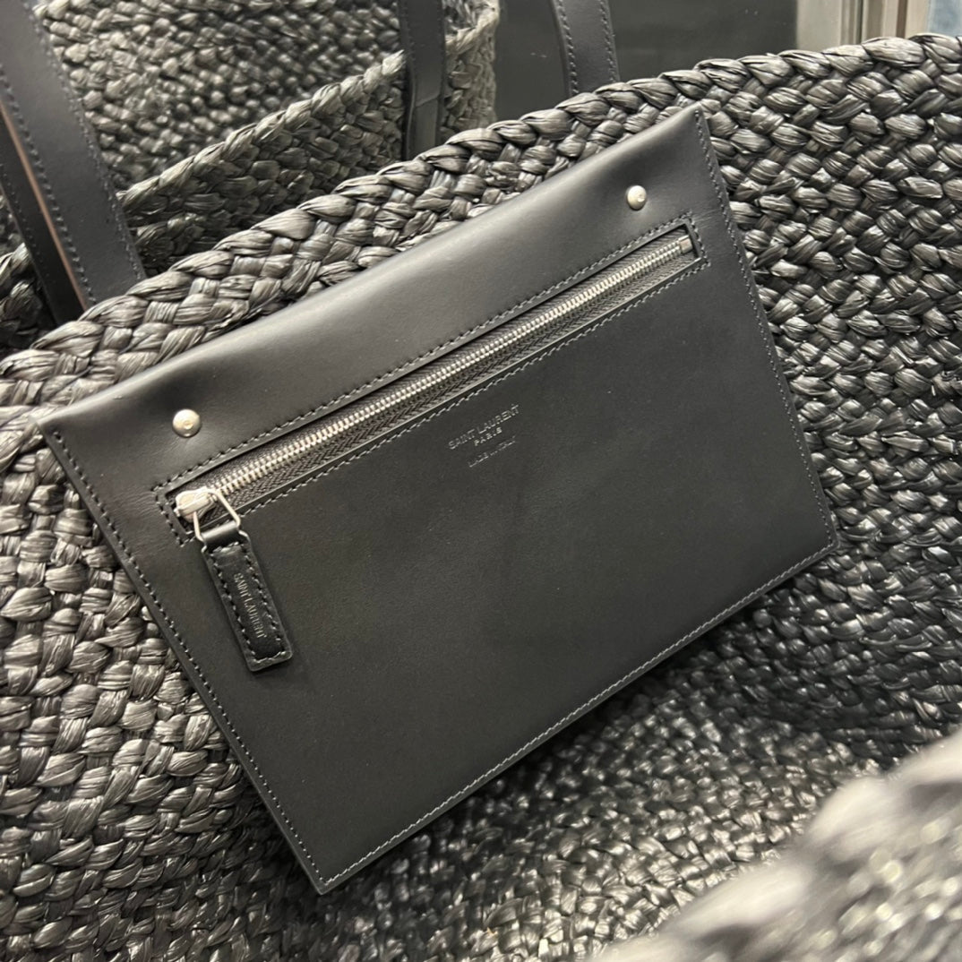 YSL Painer Medium Bag In Raffia
