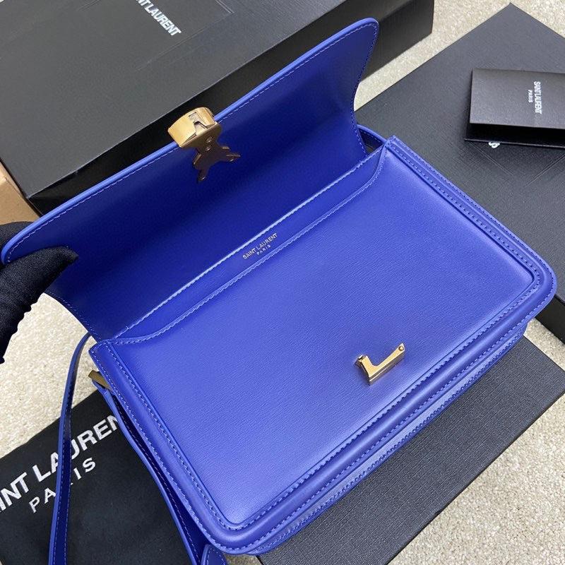 YSL Solferino Medium Satchel In Box Leather