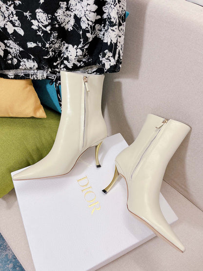 Christian Dior  D-Fame  Heeled Ankle Boots