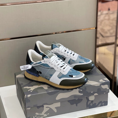 Valentino Camouflage Rockrunner Sneakers
