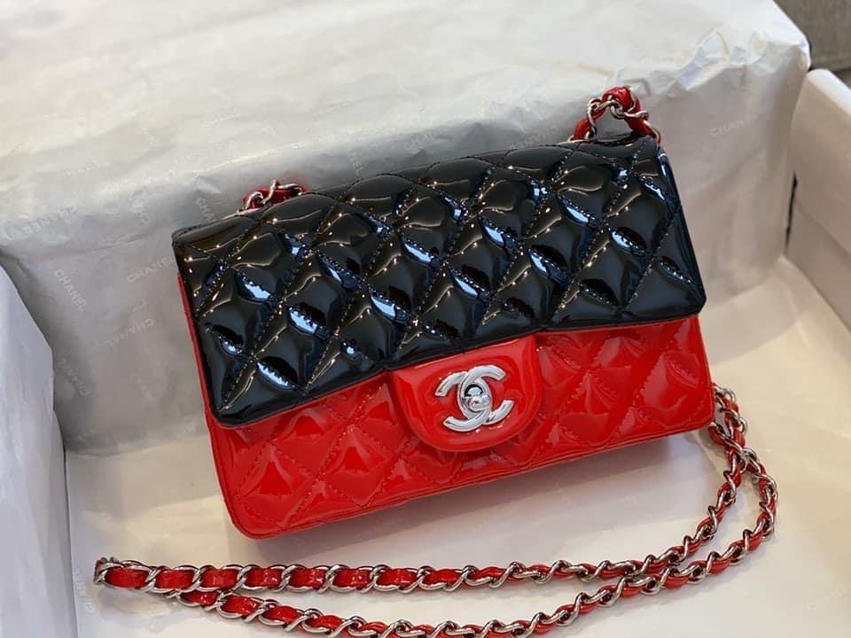 Chanel Caivar Double Flap Bag