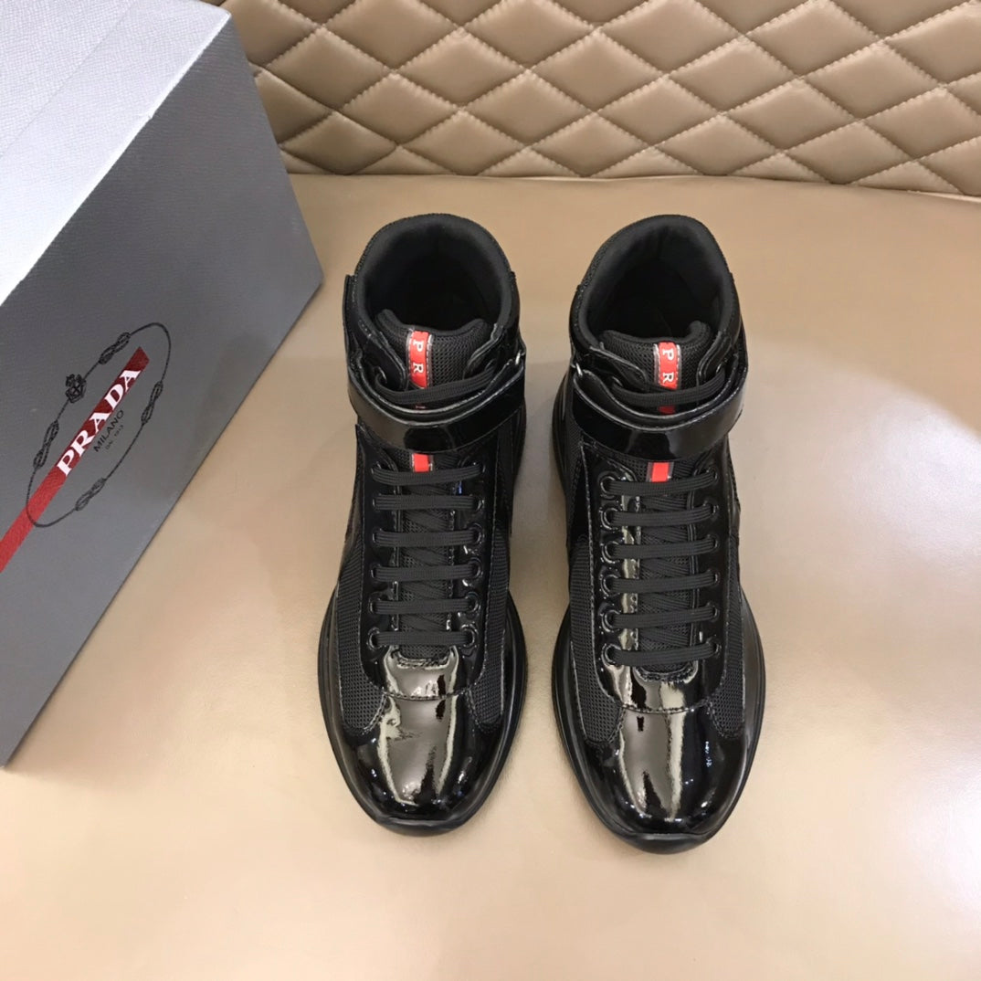 Prada America's Cup Hightop Sneakers