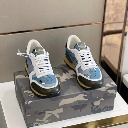 Valentino Camouflage Rockrunner Sneakers