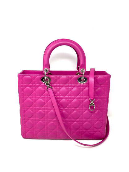 Dior Lady Dior Leather Handbag Rovelle Bags