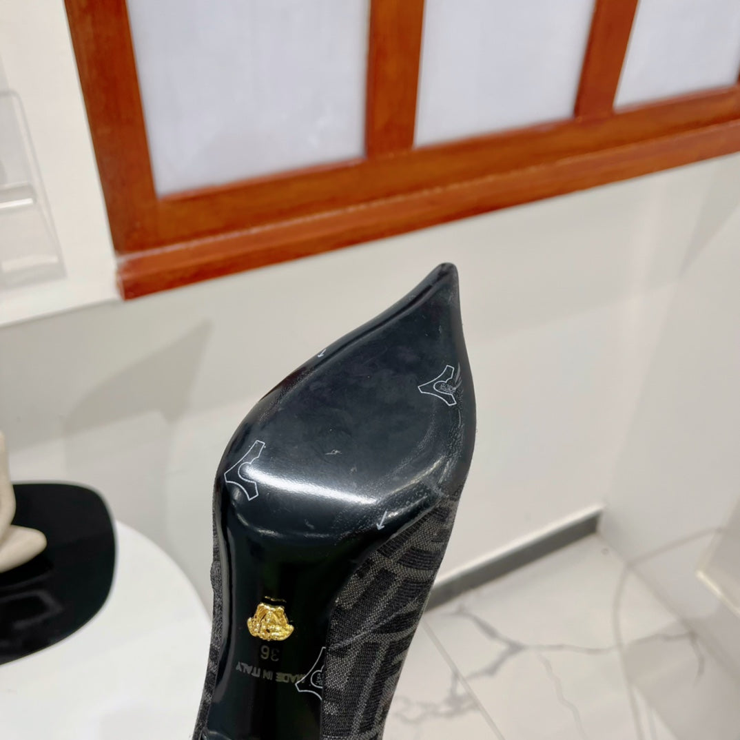 Versace Fendace FF Jaccquard Boots