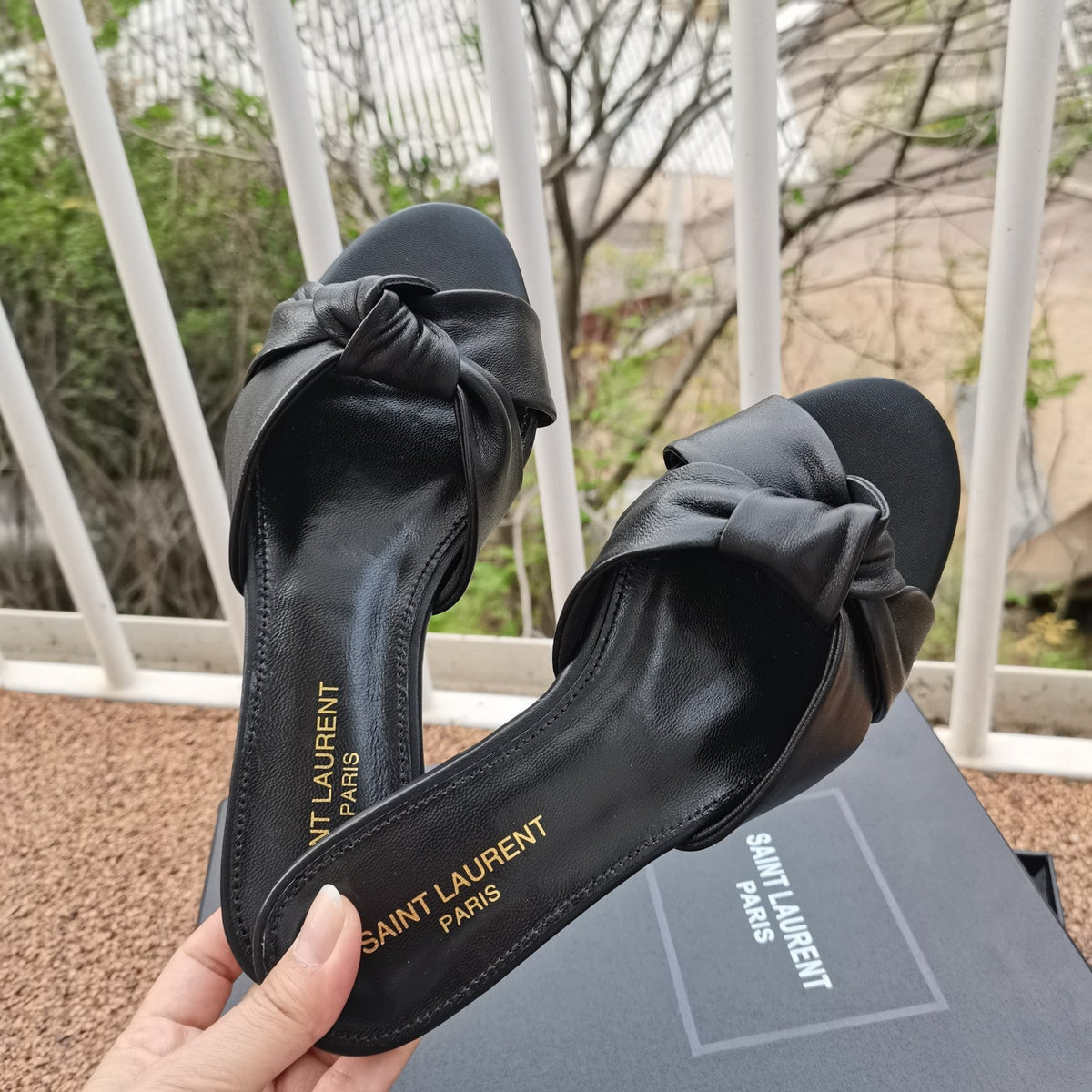 YSL Bianca Flat Mule