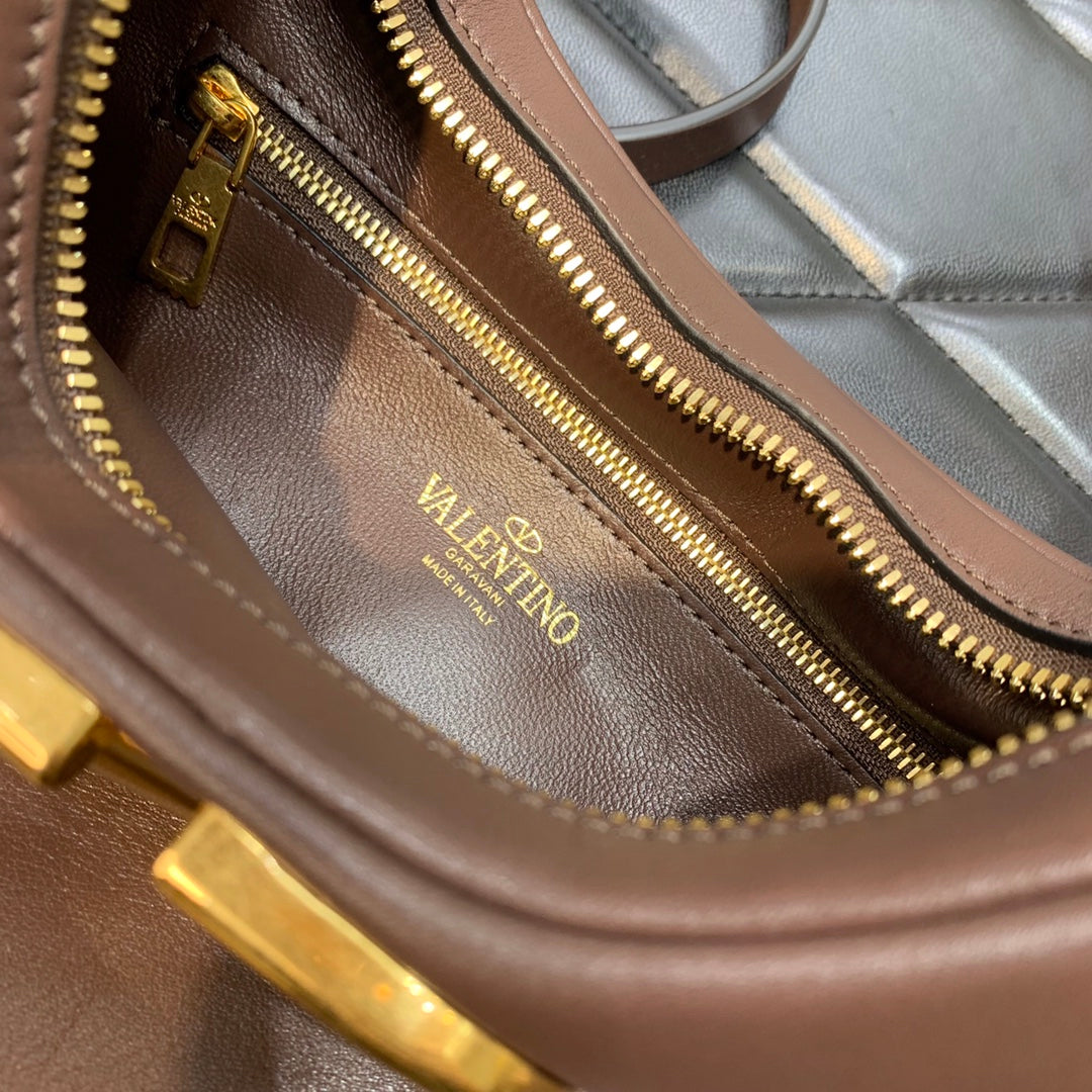 Valentino Stud Sign Hobo Bag