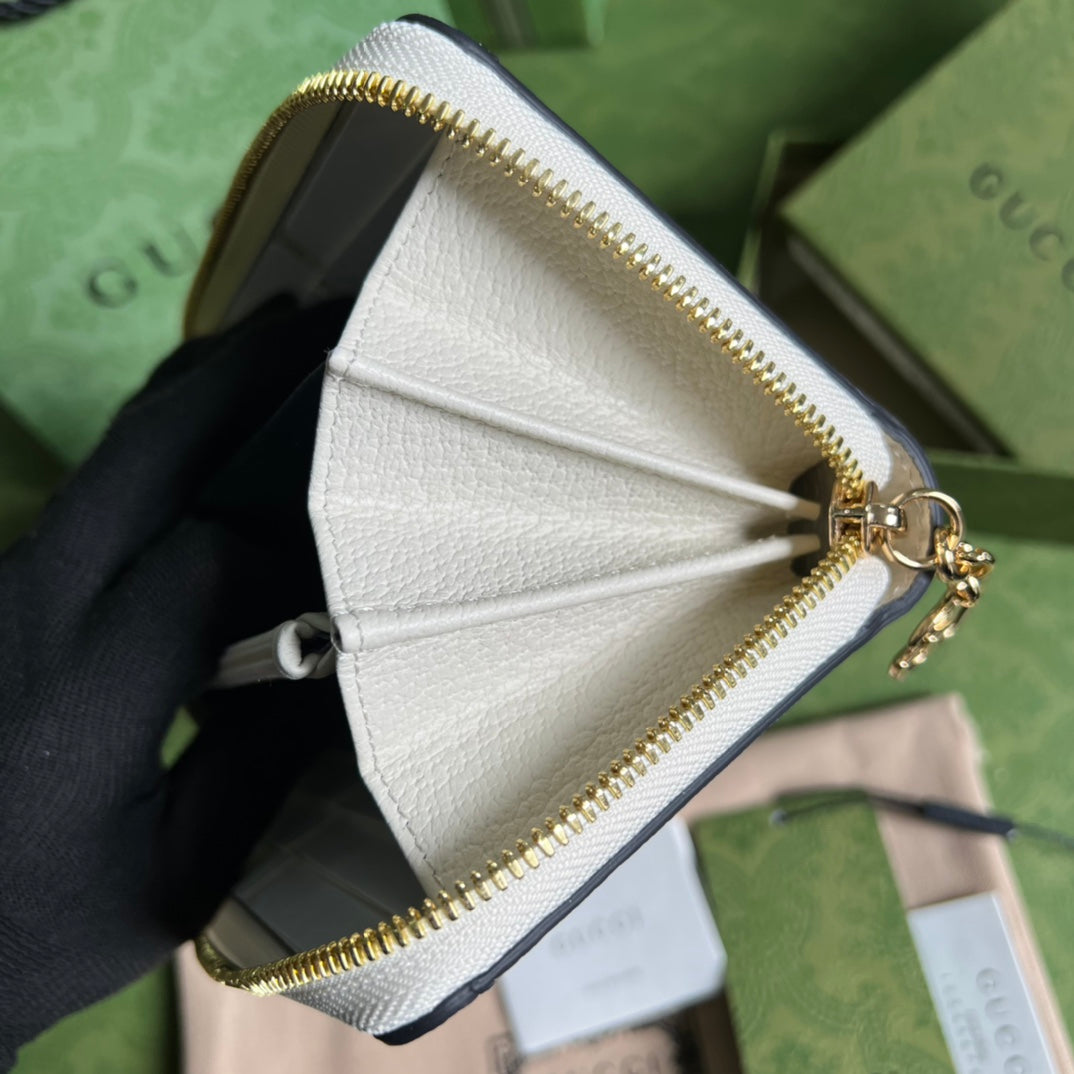 Gucci Ophidia Zip Around Wallet with Web