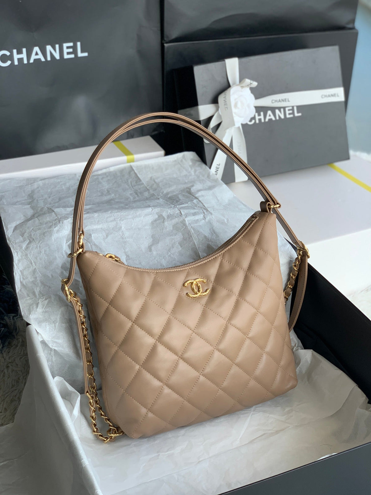 Chanel Maxi Hobo Bag