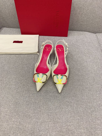 Valentino Vlogo Signature Slingback Pumps 40 mm