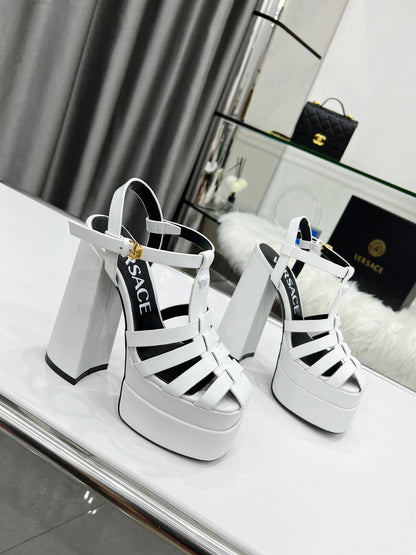 Versace La Medusa Platform Sandals