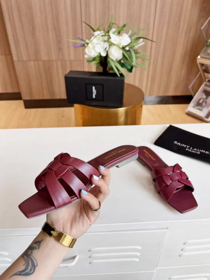 YSL Tribute Flat Mule