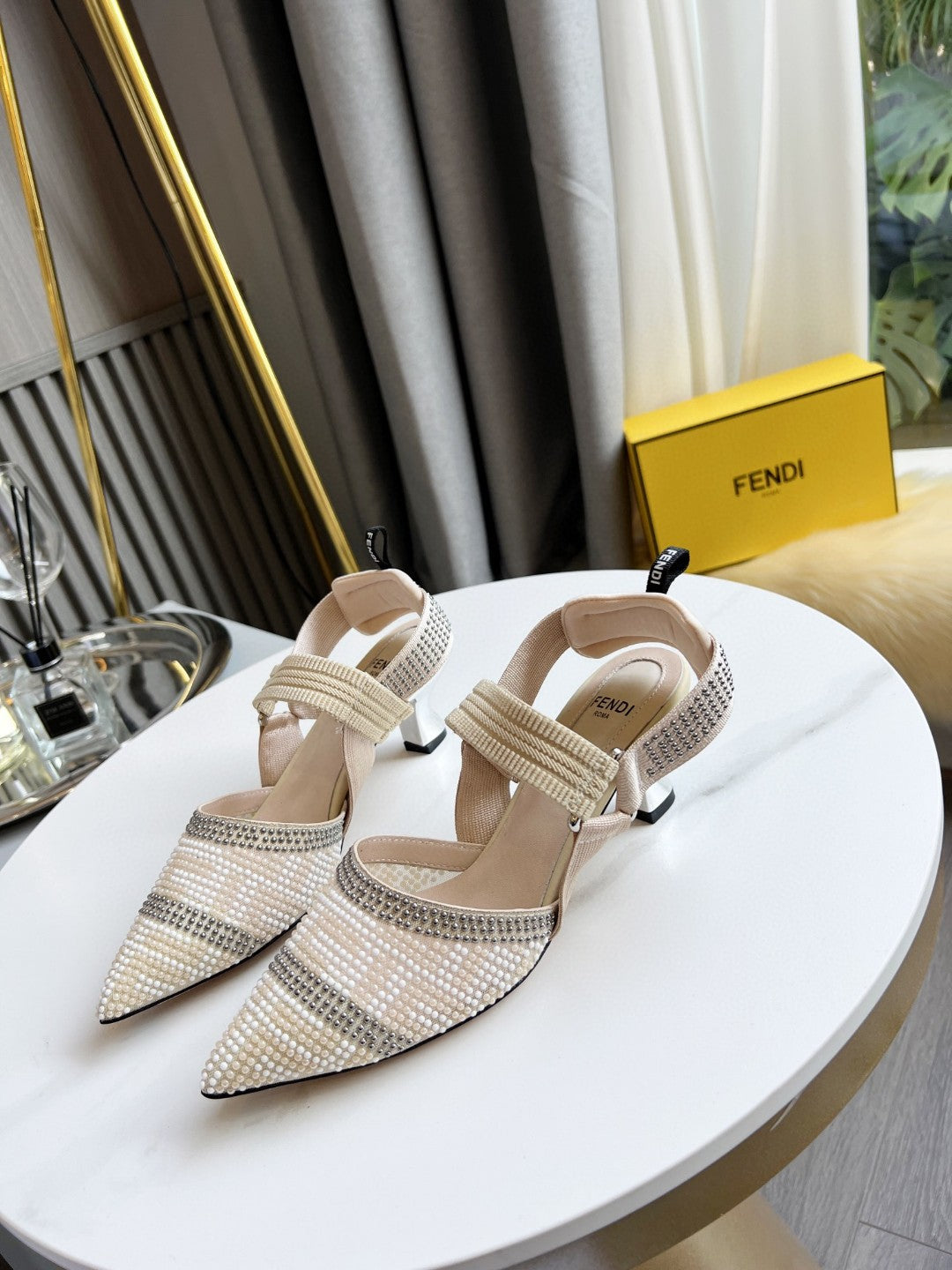 Fendi Colinri Slingback Heels
