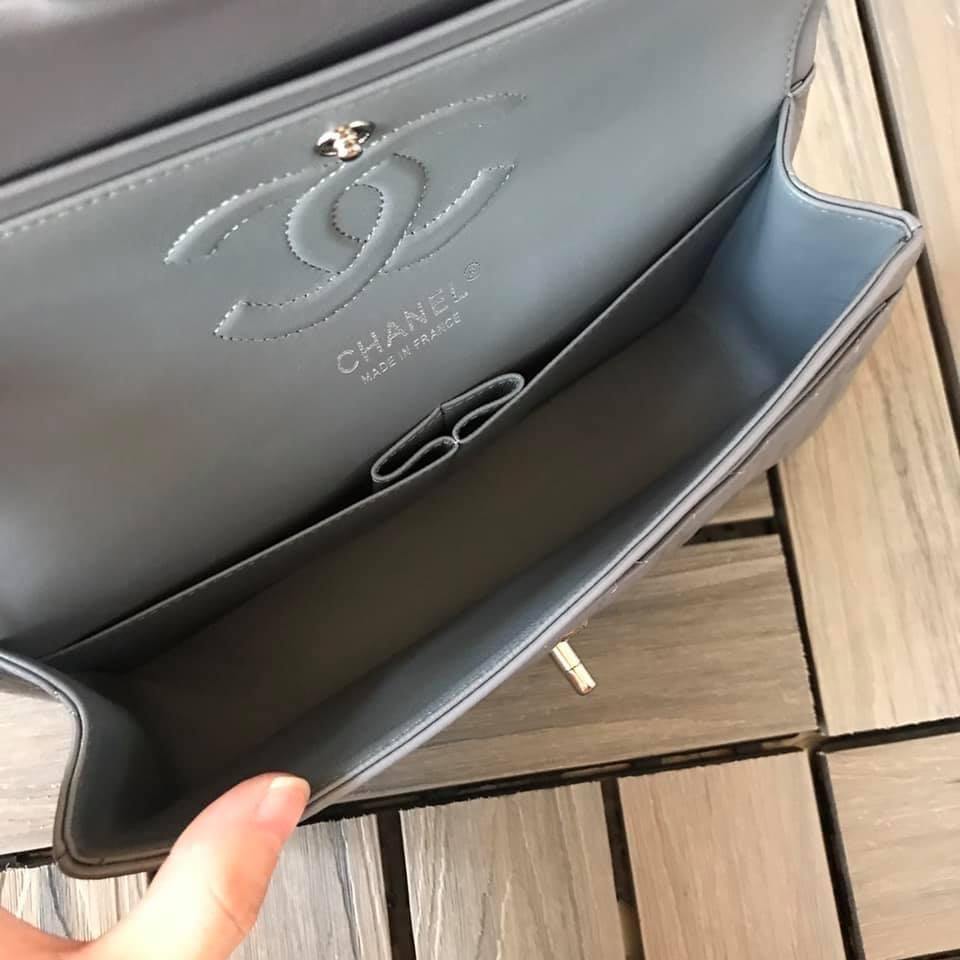 Chanel Caivar Double Flap Bag