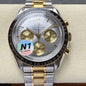 Omega Speedmaster Professional Moonwatch 42mm Gold Steel Strap Silver Dial