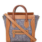 Celine Nano Luggage Tote Denim