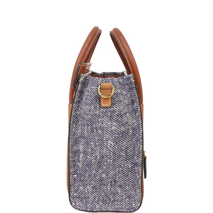 Celine Nano Luggage Tote Denim
