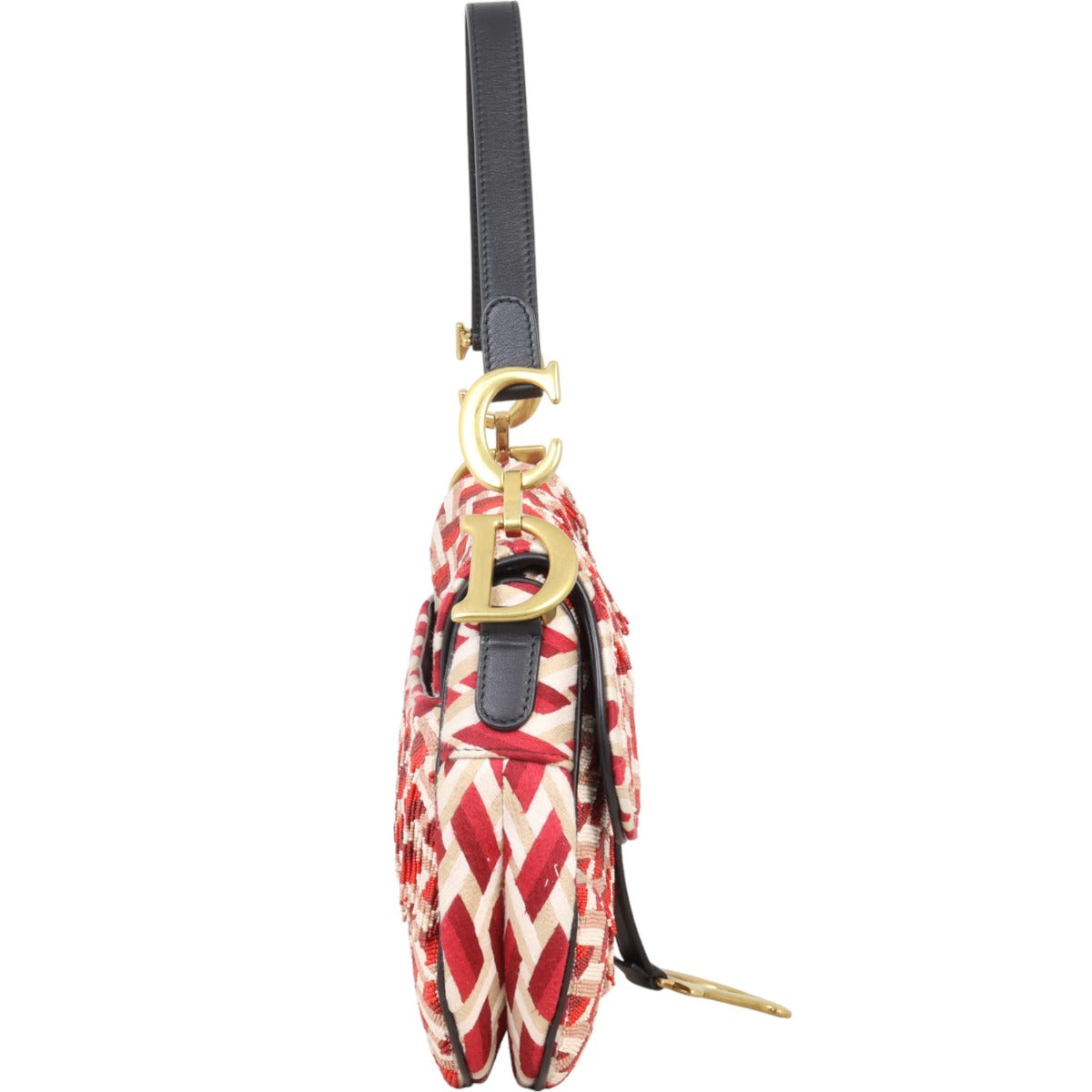 Dior Saddle Bag Embroidered Beaded Rovelle Bags