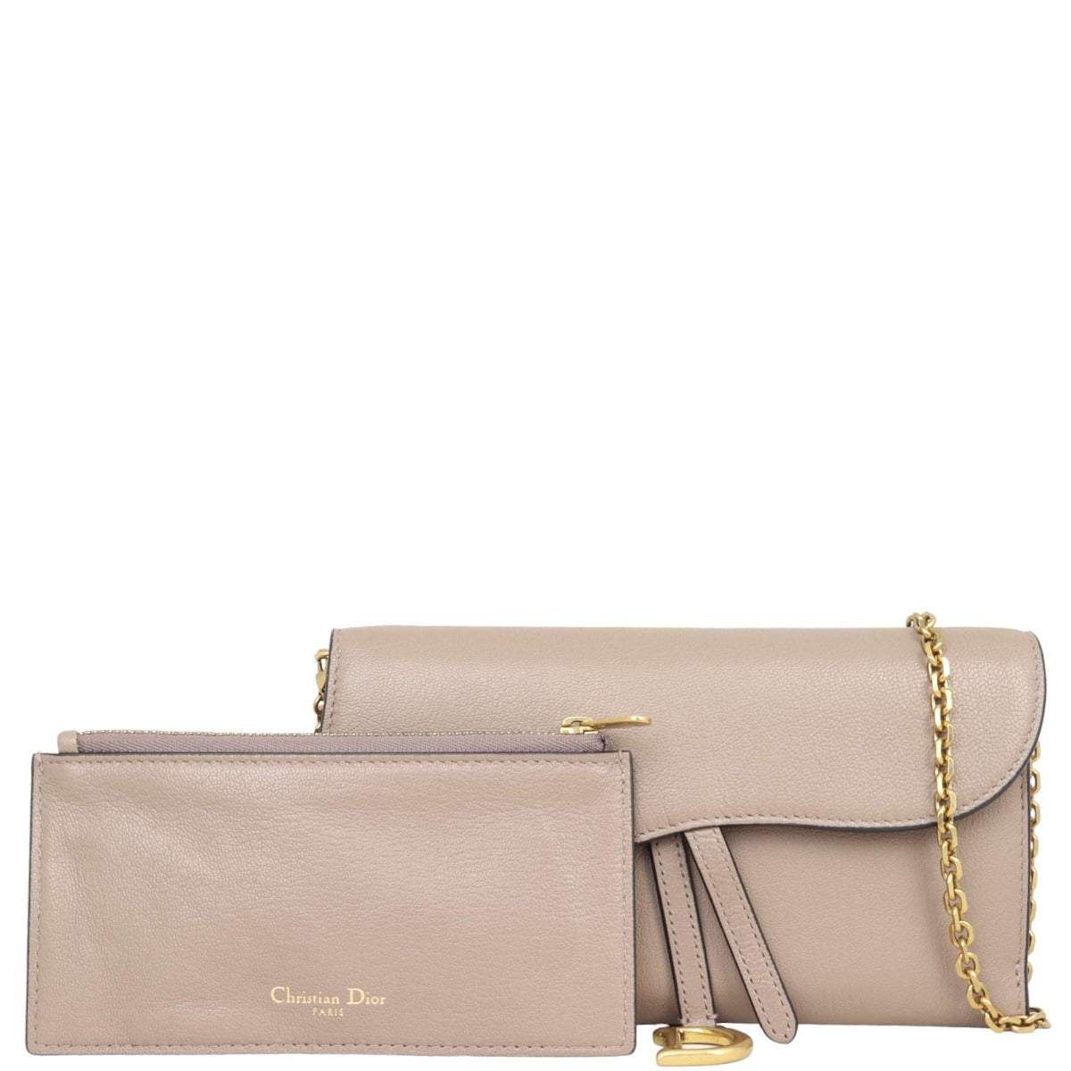 Dior Saddle Wallet on Chain Rovelle Bags