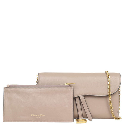 Dior Saddle Wallet on Chain Rovelle Bags