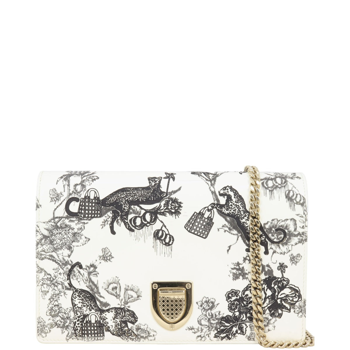 Dior Diorama Toile de Jouy Wallet On Chain Rovelle Bags