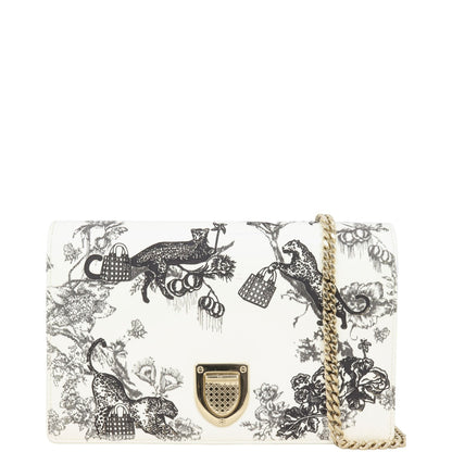 Dior Diorama Toile de Jouy Wallet On Chain Rovelle Bags