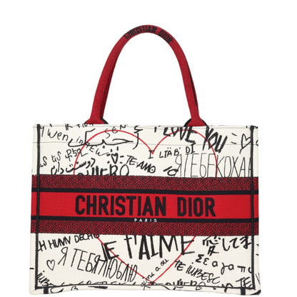 Dior Book Tote Medium DiorAmour Graffiti Rovelle Bags
