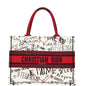 Dior Book Tote Medium DiorAmour Graffiti Rovelle Bags