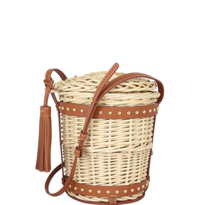 Celine Panier Wicker Bucket Bag