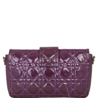 Dior Cannage New Lock Patent Pouch Rovelle Bags