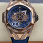 Hublot Big Bang Sang Bleu II Rose Gold Blue Pavé 45mm Watch