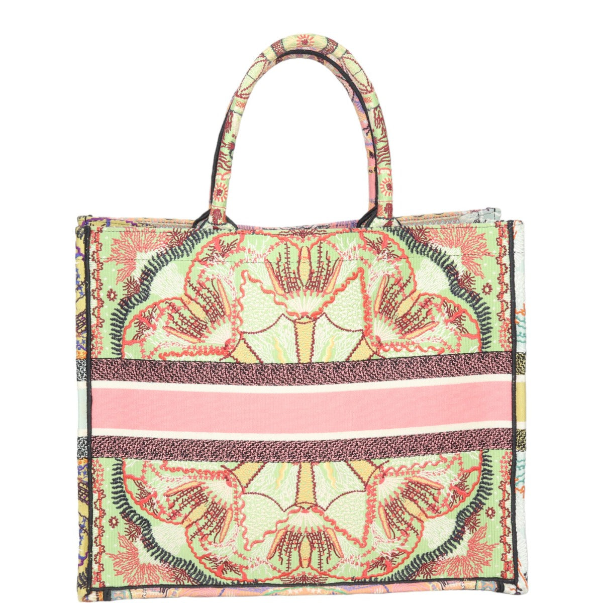 Dior Book Tote Large Embroidered Lights Rovelle Bags