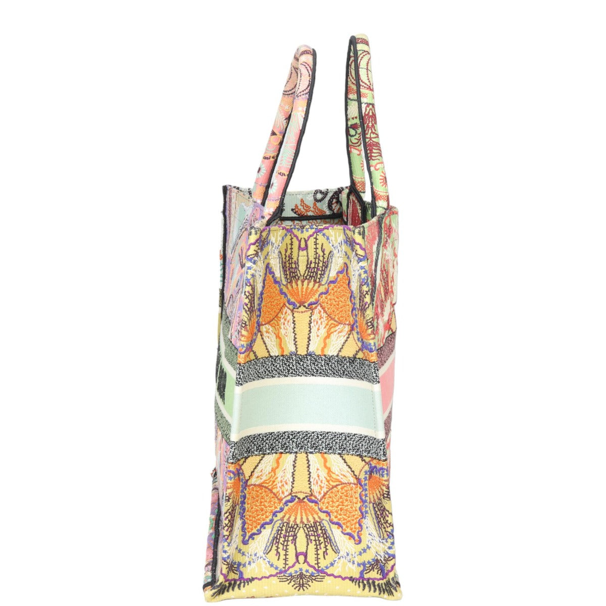 Dior Book Tote Large Embroidered Lights Rovelle Bags