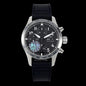 IWC Pilot 41mm Black Dial Steel Case Rubber Strap