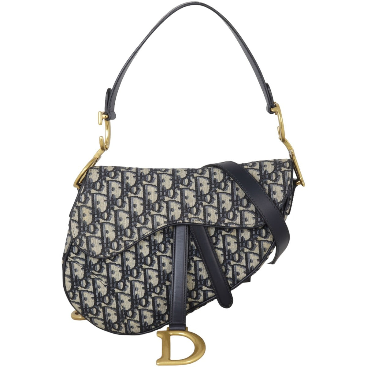 Dior Saddle Bag with Strap Oblique Rovelle Bags