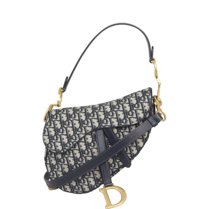 Dior Saddle Bag with Strap Oblique Rovelle Bags