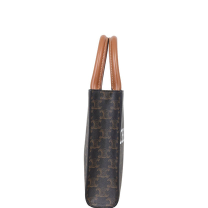 Celine Triomphe Vertical Cabas Tote Mini