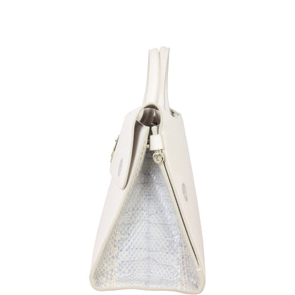 Dior Diorever Medium Satchel Python Rovelle Bags