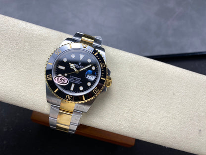 Rolex Submariner 41mm Silver Gold Black