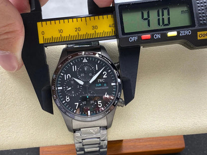 IWC Pilot 41mm Black Dial Black Case
