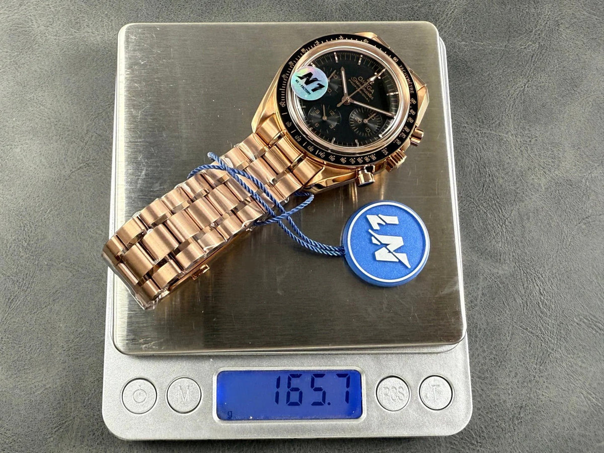 Omega Speedmaster Professional Moonwatch 42mm Rose Gold Black Dial 233474