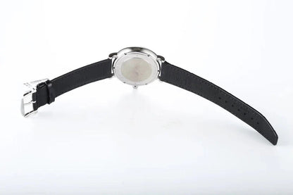 IWC Portofino 40mm Black Dial Steel Case Black Crocodile Leather Strap