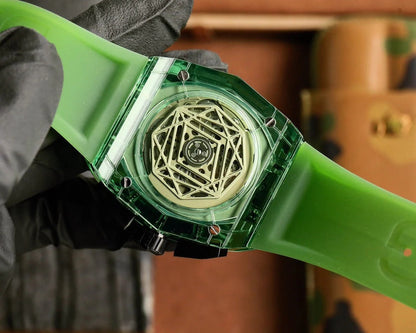 Hublot Big Bang Sang Bleu Green Ceramic 42MM Watch