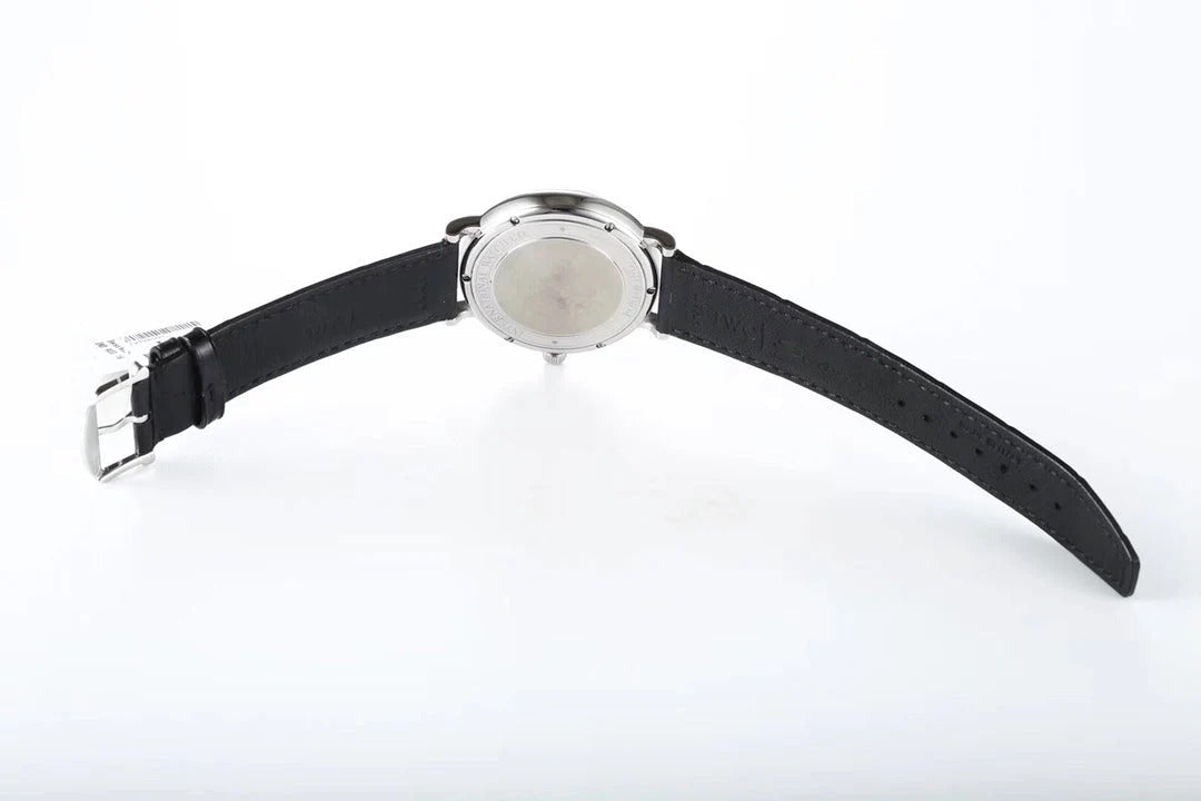 IWC Portofino 40mm Cream Dial Steel Case Gold Numerals